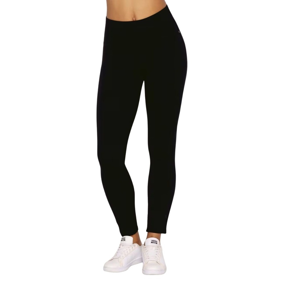 Spanx Pants Womens Medium Petite Black The Perfect Ankle 4 Pocket Ponte Knit